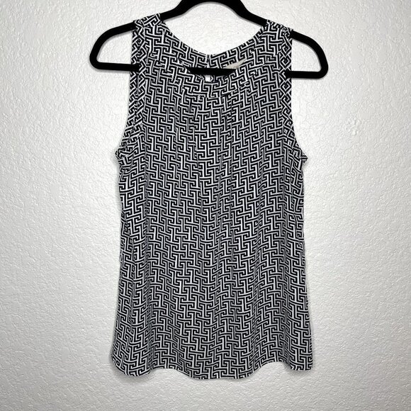 LOFT Tops - ANN Taylor LOFT Black and White Womens Blouse Size Small